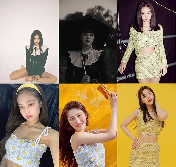 Jennie BLACKPINK dan Joy Red Velvet Tiga Kali Kembaran Baju, Siapa Lebih Oke?