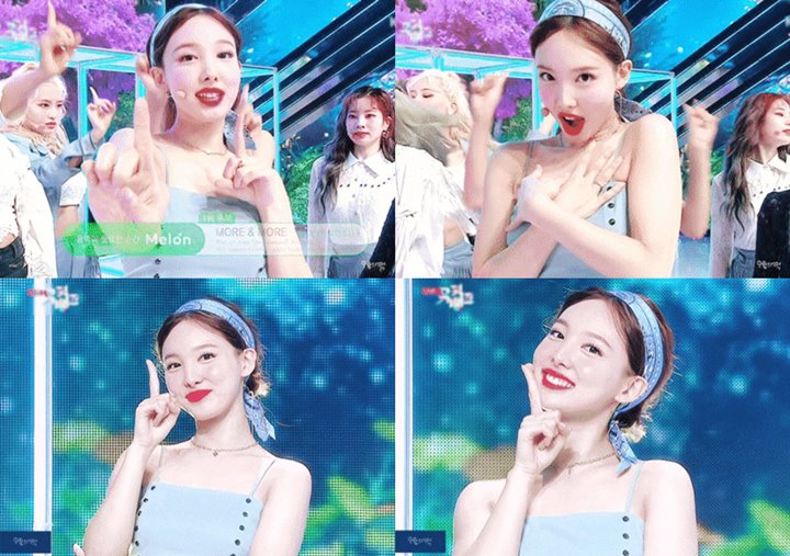 Netizen Puji Aksi Panggung Nayeon TWICE Bawakan \'More & More\' di \'Music Core\'