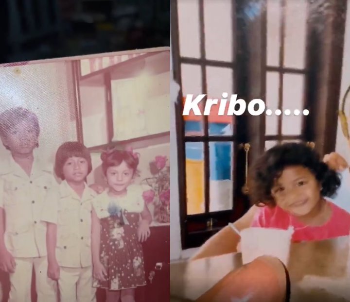 Anang dan Aurel Semasa Kecil