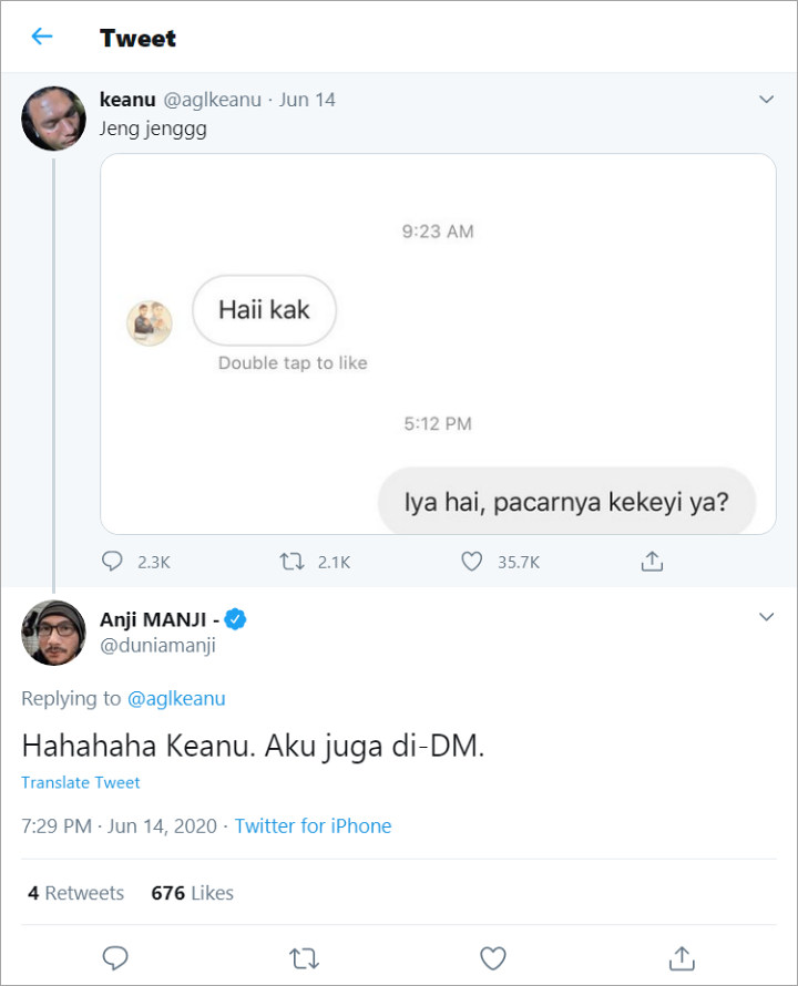 Mikko Teman Kekeyi Mendadak Dekati Keanu dan Anji, Ada Apa?