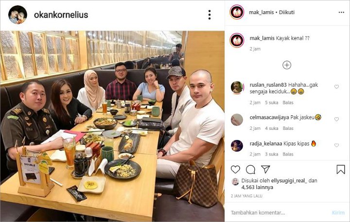 Okan Cornelius Foto Bareng Jaksa Kasus Novel Baswedan, Ramai Komentar \'Gak Sengaja\'