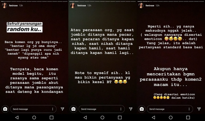 Feni Rose Risih Dipanggil Nenek?