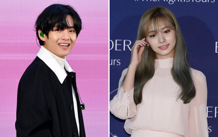 Foto Foto V Bts Dan Tzuyu Twice Satu Frame Tuai Sorotan Dibilang Serasi Foto Foto V Bts Dan Tzuyu Twice Satu Frame Tuai Sorotan Dibilang Serasi