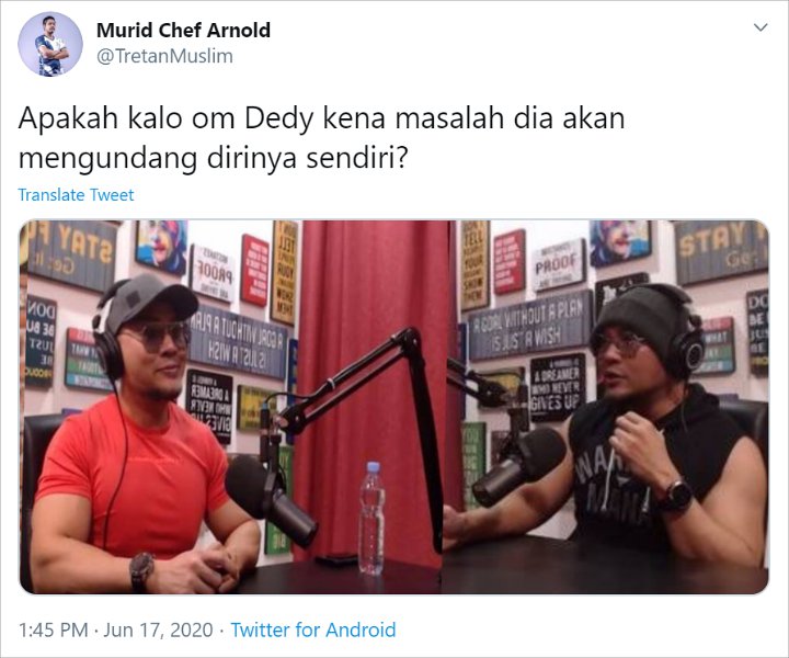 Tretan Muslim \'Sindir\' Deddy Corbuzier Soal Podcast