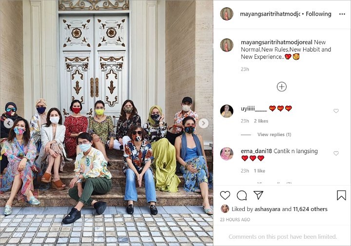 Mayangsari Kumpul Bareng Geng Sosialita di Tengah Pandemi, Penampilan Kompak Bermasker Jadi Sorotan