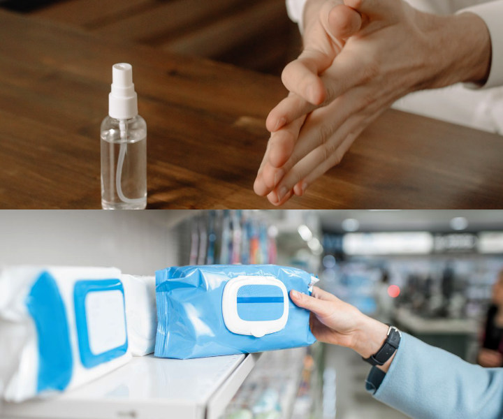 Bawa Hand Sanitizer, Tisu Basah dan Perlengkapan Pendukung Lainnya