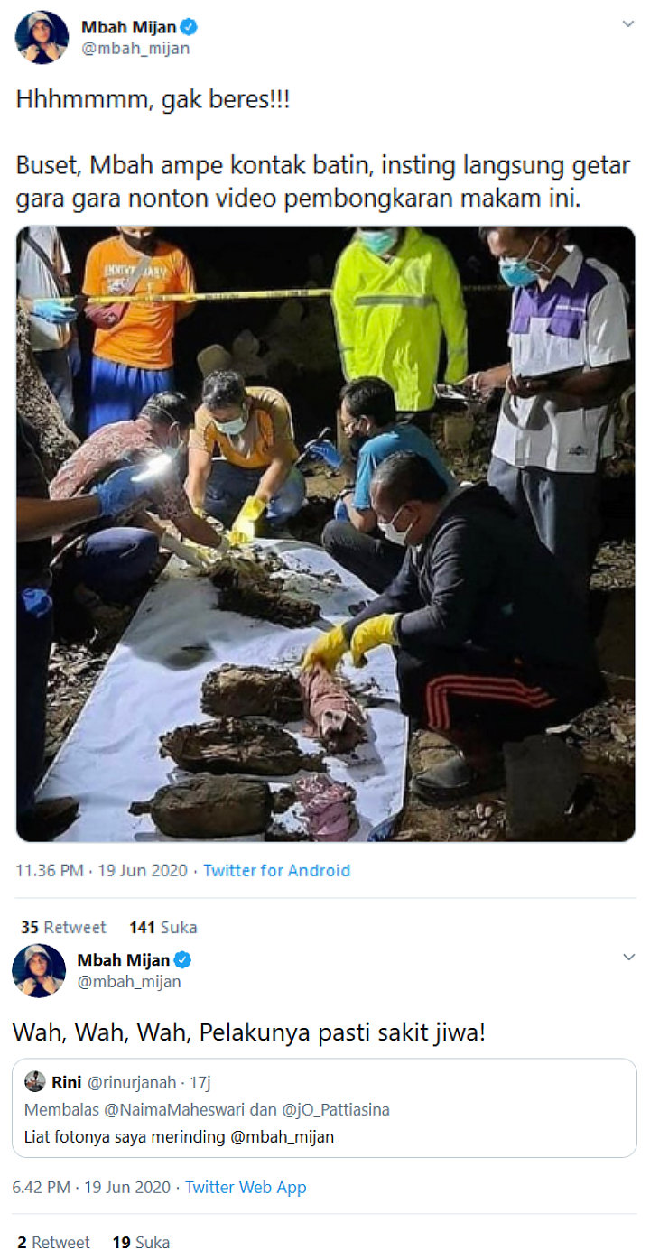 Mbah Mijan Komentari Bungkus Kafan Berisi Bangkai Ayam dan Foto Perempuan: Gak Beres!