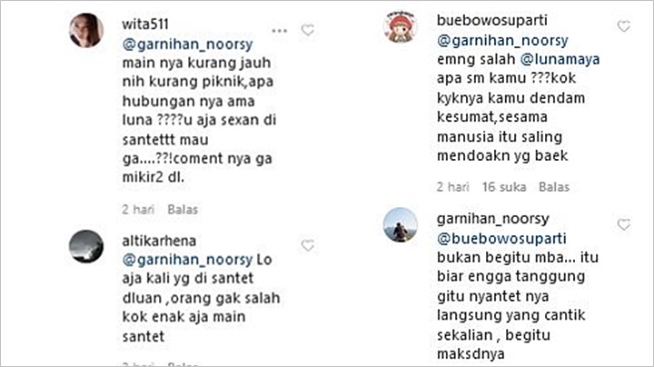 Reaksi Soal Santet