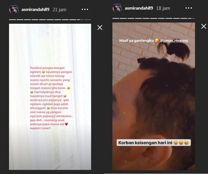 Asmirandah ngidam