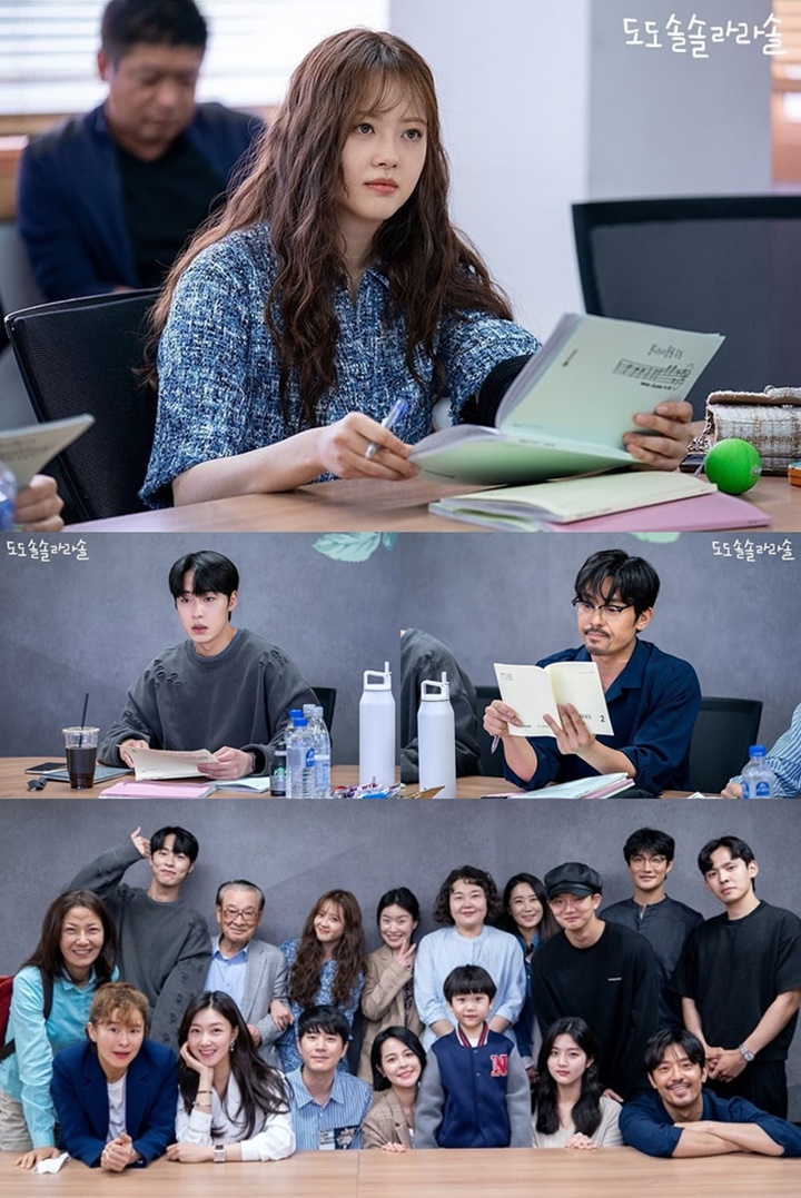 Lee Jae Wook, Go Ara dan Kim Joo Heon Ceria di Sesi Baca Naskah \'Do Do Sol Sol La La Sol\'