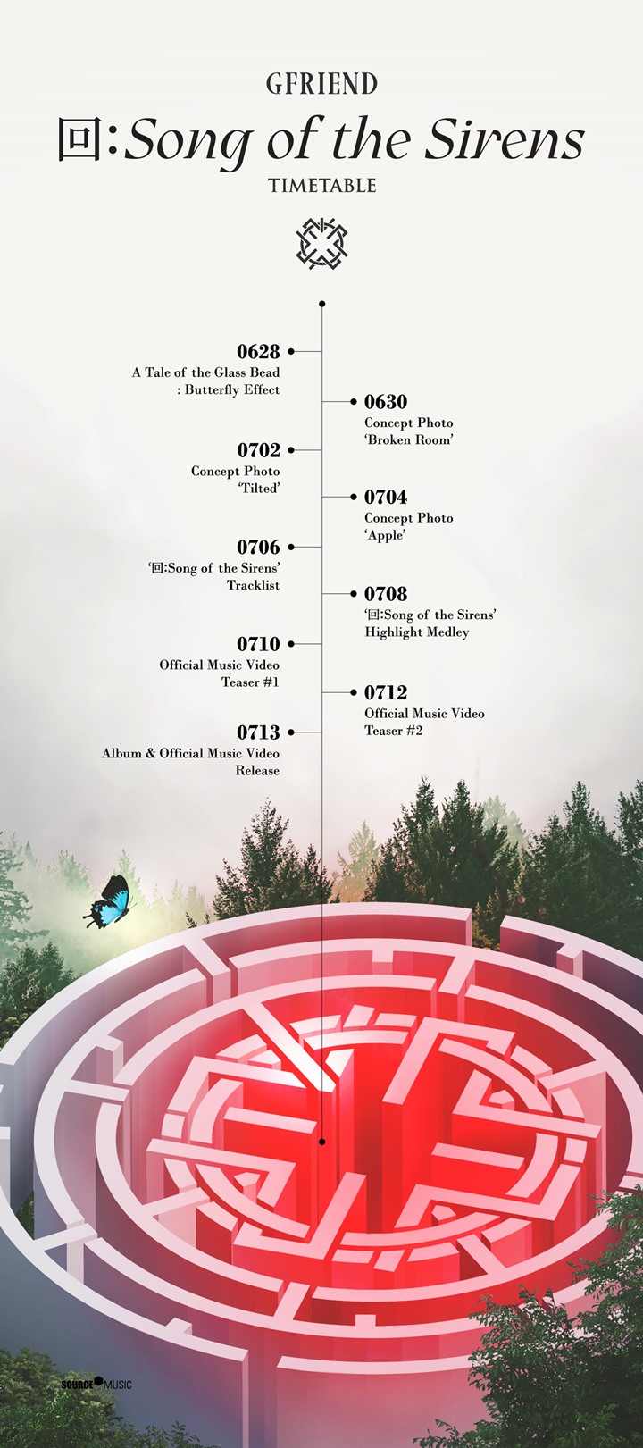 G-Friend Goda Fans Dengan Rilis Jadwal Teaser Untuk Album Comeback \'Song of the Sirens\'