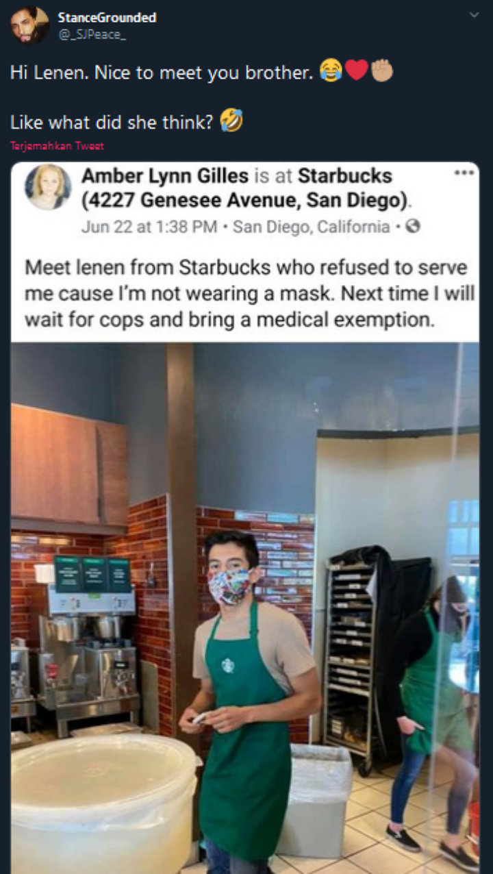 Viral Barista Kekeuh Tolak Layani Pelanggan Tak Bermasker Dihadiahi Tips Rp 270 Juta
