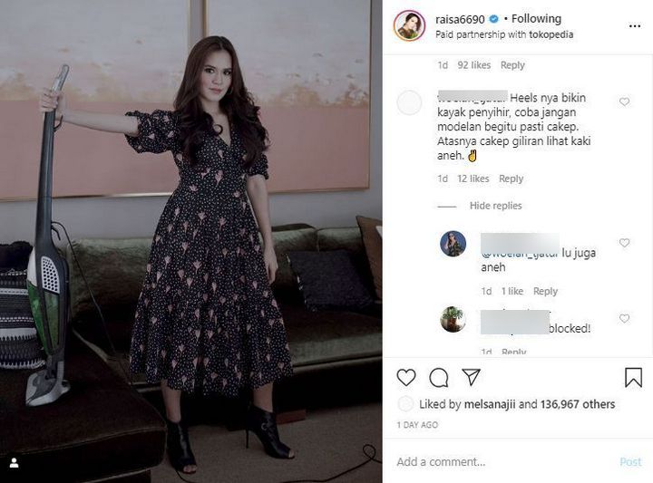 Raisa Diejek Mirip Penyihir