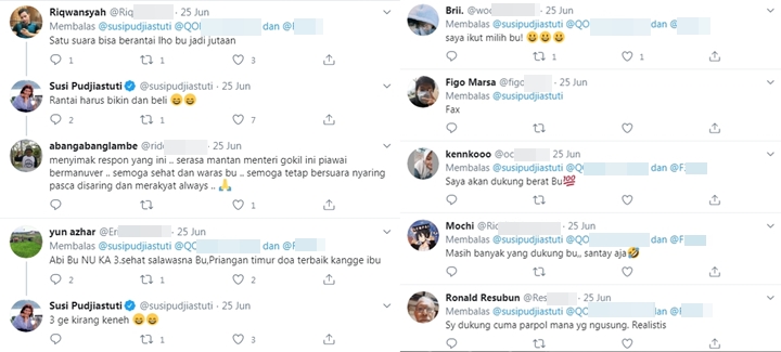 Ikut Protes Soal Limbah APD Cemari Lautan, Susi Pudjiastuti Malah Banjir Doa Jadi Presiden-3