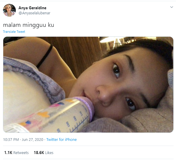 Anya Geraldine Ternyata Masih Ngedot Meski Sudah Dewasa, Begini Reaksi Mamanya
