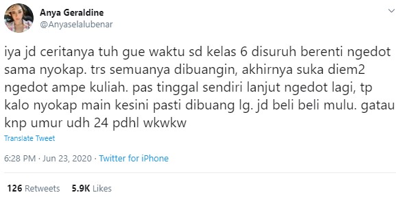 Anya Geraldine Ternyata Masih Ngedot Meski Sudah Dewasa, Begini Reaksi Mamanya