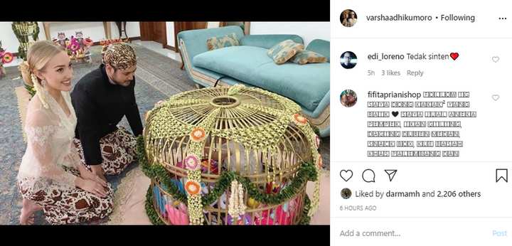 Panji Trihatmodjo Gelar Tedak Siten putri Cantik