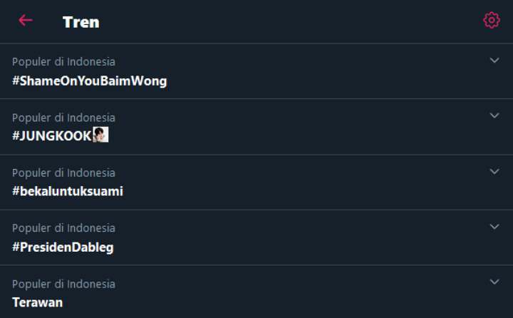 #ShameOnYouBaimWong Jadi Trending Twitter