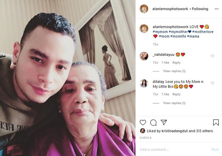 Adik dan Ibunda Raul Lemos