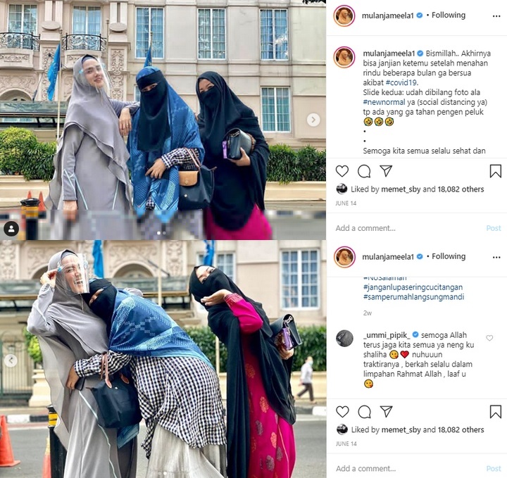 Penampilan Terkini Umi Pipik