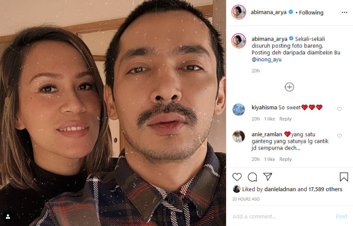 Abimana Aryasatya Dipaksa Unggah Foto Bareng