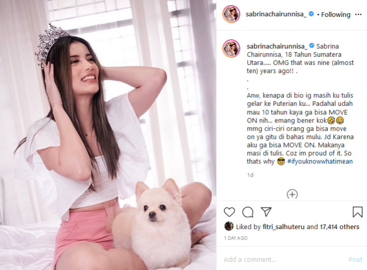 Sabrina Chairunnisa Kini Sindir Kalina Oktarani Gak Bisa Move On?