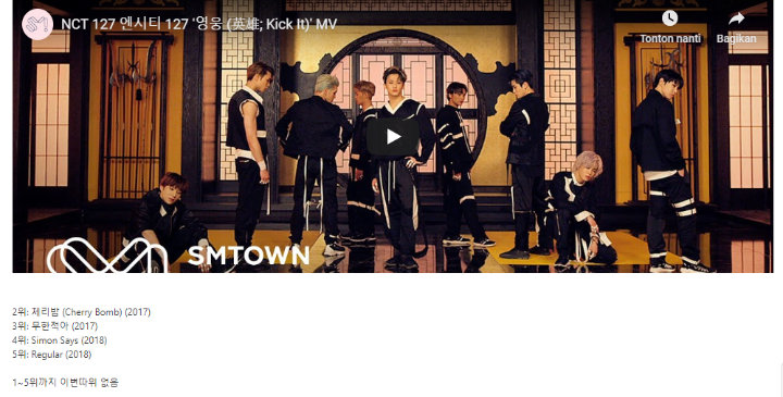 \'Kick It\', \'Cherry Bomb\' atau \'Touch\'? Netizen Debatkan Title Track NCT 127 Paling Cetar