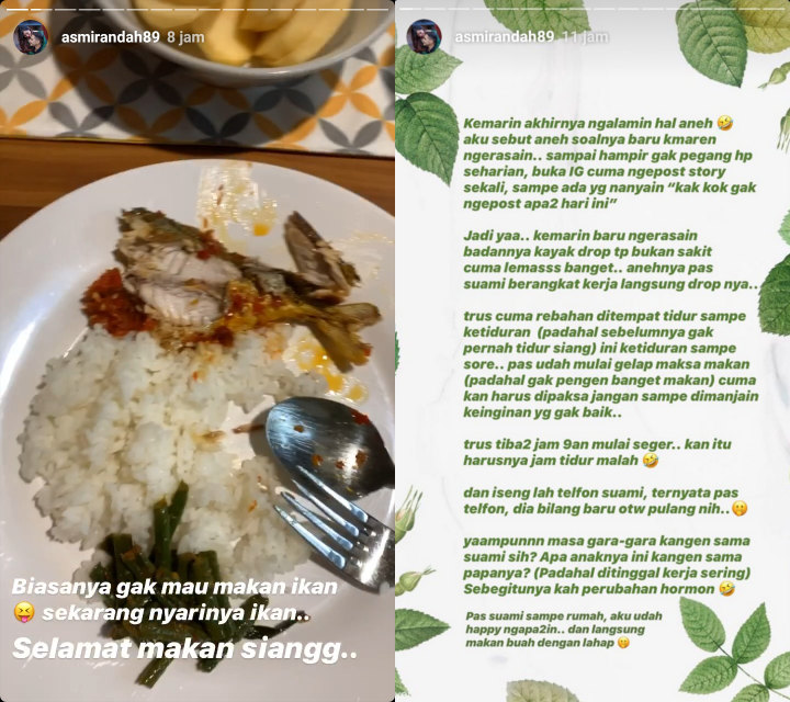 Mulai Ngidam, Asmirandah Alami Hal-hal Aneh yang Tak Biasa