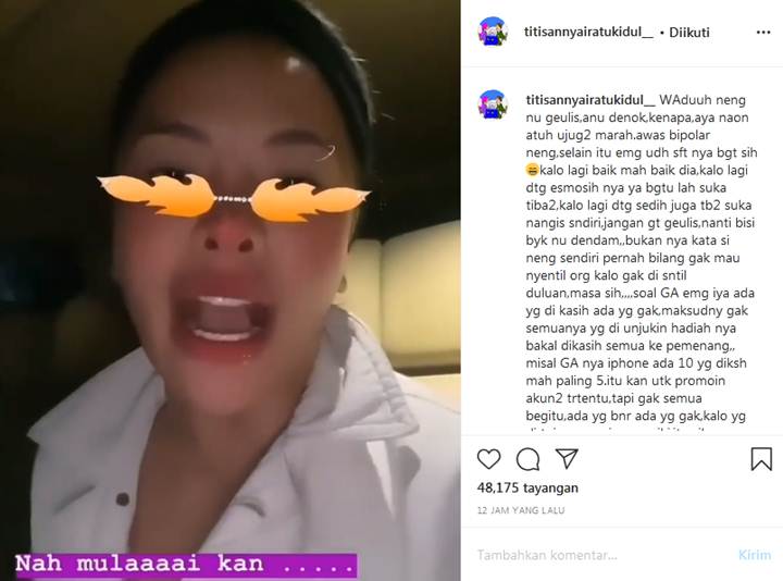 Titisan Ratu Kidul Sebut Nikita Mirzani Bipolar