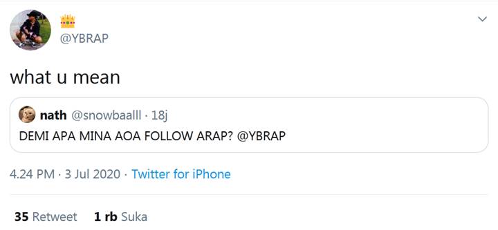 Tanggapan Reza Arap 1