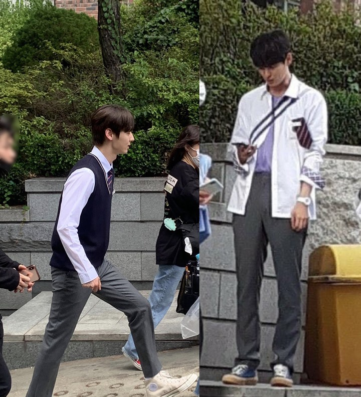 Minhyun NU\'EST dan Byungchan VICTON Berseragam Syuting Web Drama Kejutkan Netizen