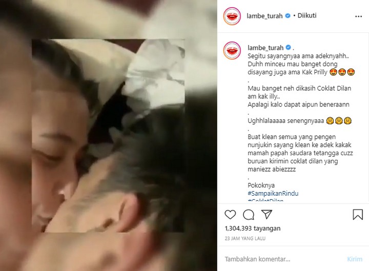 Prilly Latuconsina Disuapi dan Cium Mesra Sang Adik Laki-Laki Justru