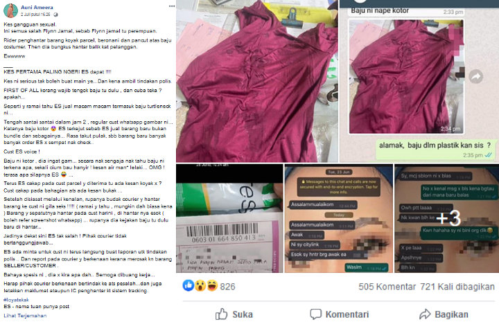 Viral Kiriman Paket Berisi Baju Kotor Hingga Bau, Ternyata Ulah Kurir Mesum