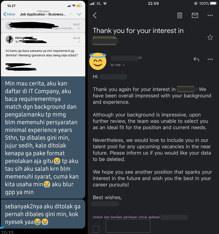 Viral Pelamar Kerja Dapat Balasan Pedas dari HRD, Ramai Dikritik Netizen