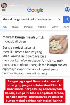 Jerinx SID Ungkap Istrinya Doyan Ngemil Bunga Melati, Untuk Hal Mistis?
