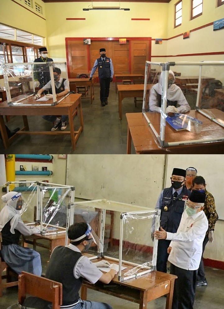 Sukabumi Zona Hijau Boleh Buka Kembali Sekolah, Siapkan \'Box Plastik\' Untuk Cegah Kontak Fisik
