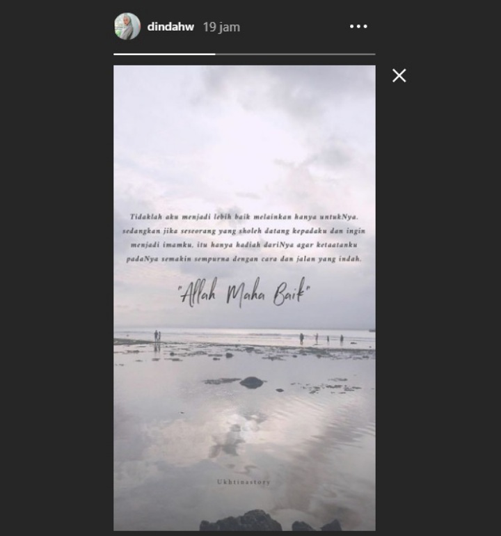 Akhirnya Sah, Dinda Hauw Tulis Pesan Manis Kode Ikhlas Diimami Rey Mbayang Demi Ketaatan