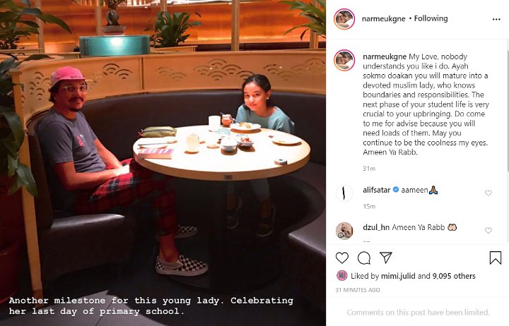 Engku Emran Rayakan Kelulusan Sang Putri