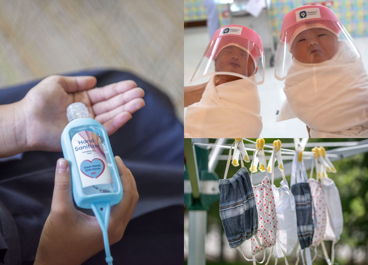 Bawa Hand Sanitizer, Face Shield dan Masker Cadangan