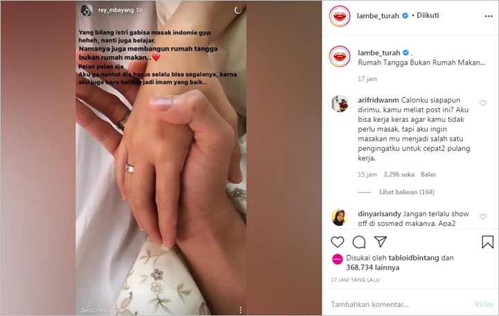 Dinda Hauw Tak Bisa Masak Mi Instan Rey Mbayang Bukan Membangun Rumah Makan