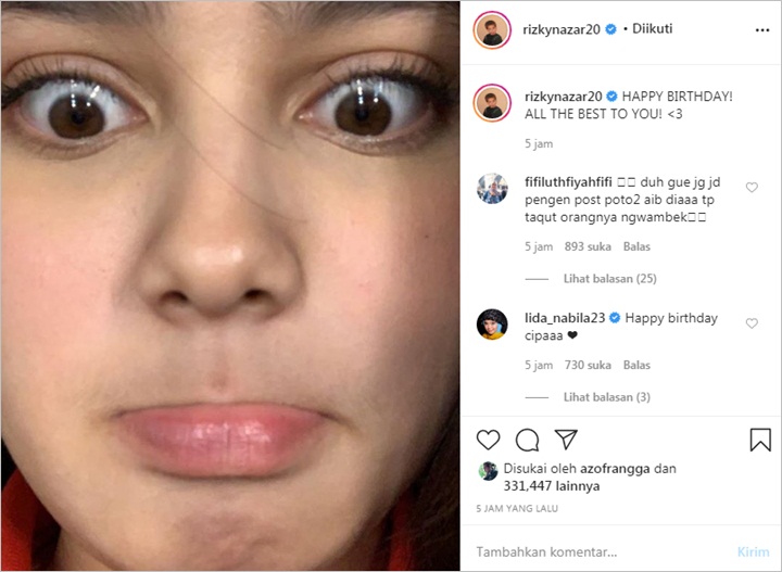 Rizky Nazar dan Syifa Hadju