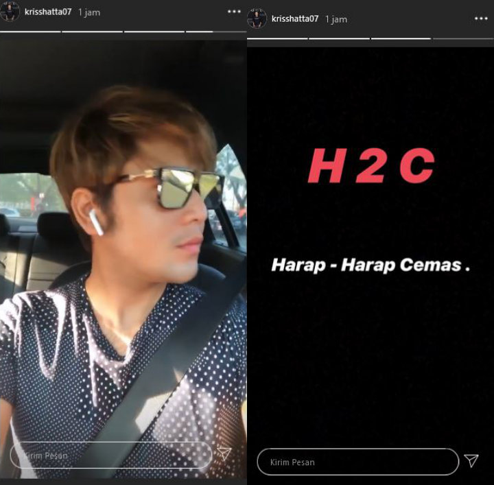 InstaStory Kriss Hatta