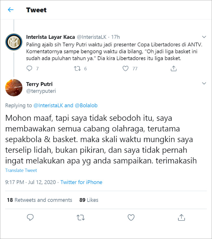 Terry Putri Jadi Presenter Olahraga Teravorit, Tanggapi Kesalahan \'Fatal\' di Masa Lalu