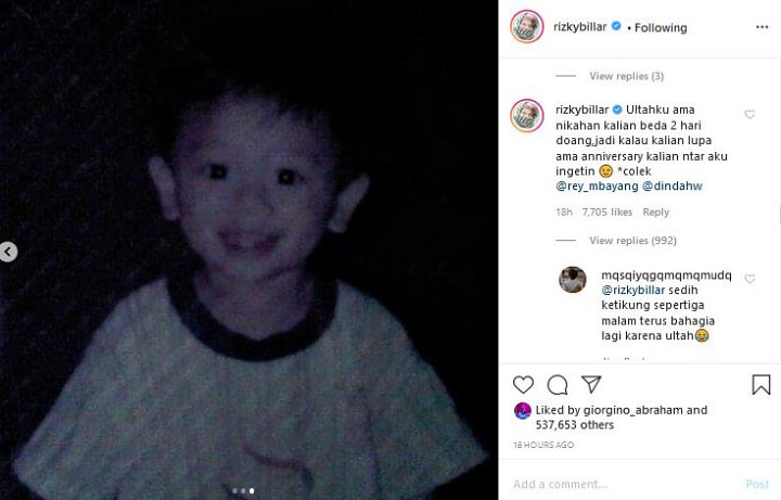 Kode Rizky Billar Belum Move On