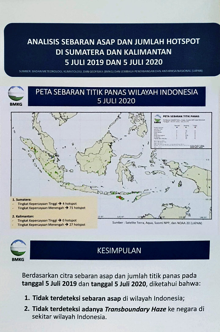 KLHK Buka Suara Soal Tudingan Kabut Asap Karhutla RI Sampai ke Thailand