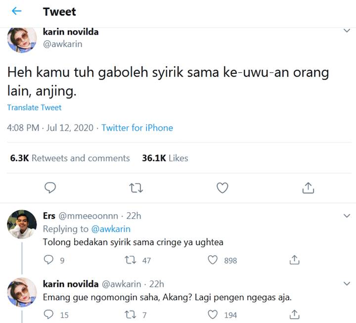 Awkarin Sindir Orang Sirik Bela Dinda Hauw?