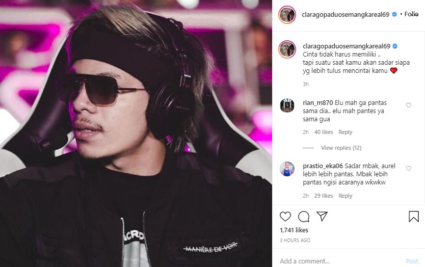 Clara Gopa Isyaratkan Bakal Nekat Rebut Atta Halilintar Dari Aurel?