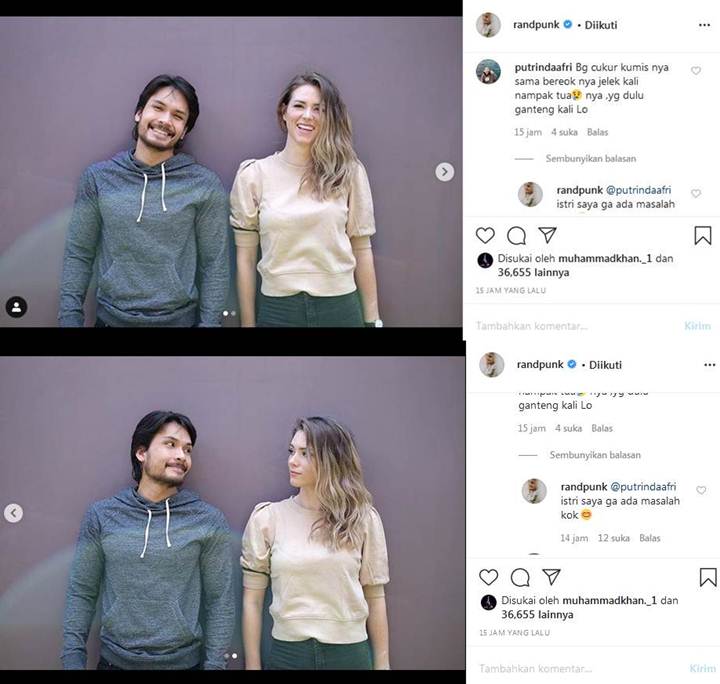 Jawaban Randy Pangalila Saat Diminta Cukur Kumis dan Berewok Bukti Cinta Istri