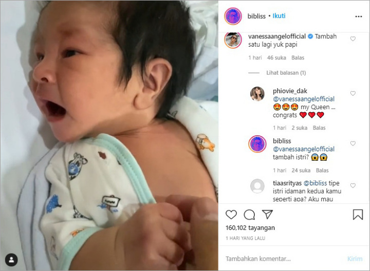 Baru Lahiran Vanessa Angel Sudah Minta Tambah Anak Lagi, Reaksi Suami Mengejutkan