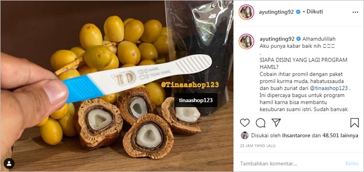 Ayu Ting Ting Endorse